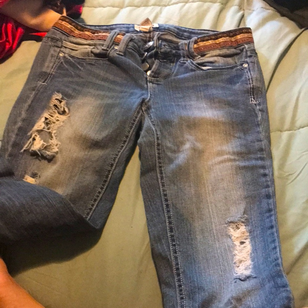 Mudd Distressed Skinny Jeans